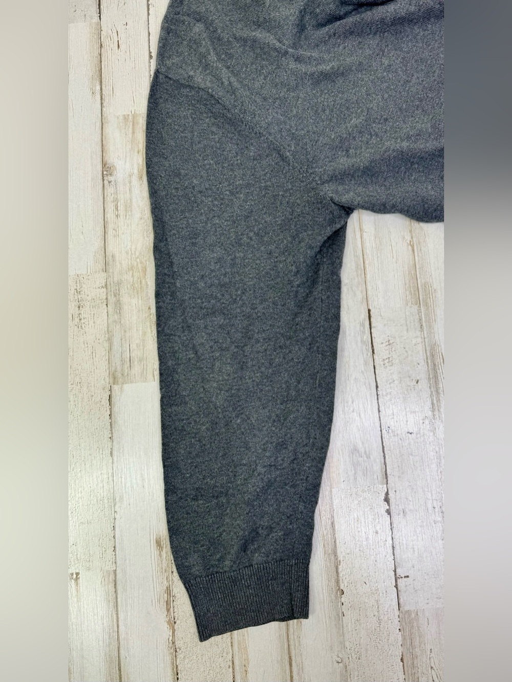 Old Navy Men's XXL Sweater Crewneck Heathered Gray Soft Knit Pullover - Picture 9 of 14